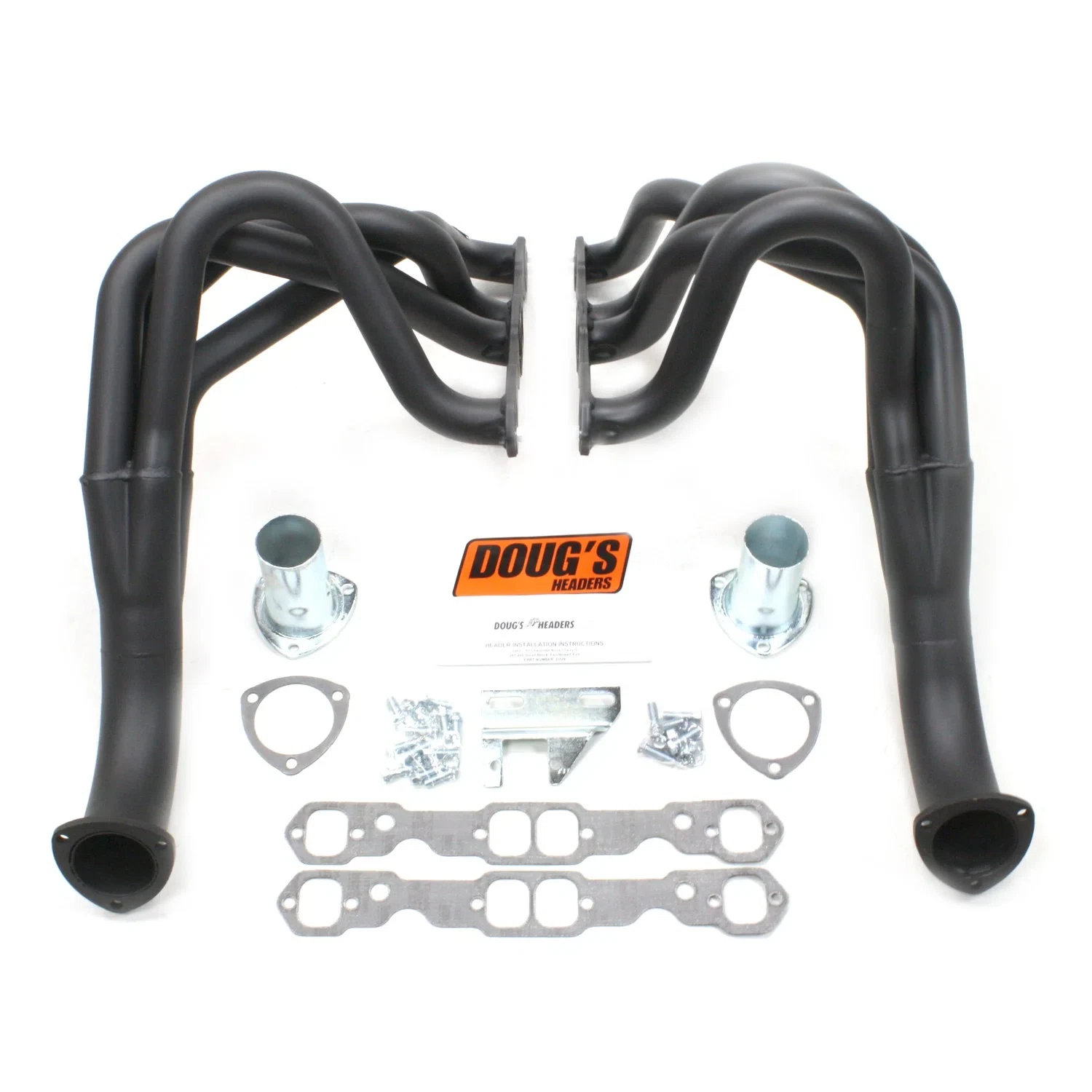 Fenderwell Headers for 62-67 Chevy II 265-400 SBC W_O EGR_A.I.R. D329-B